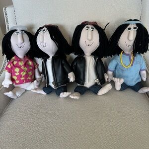 Cool Dudes sitting upright for shelf group or Display! Each dressed uniquely